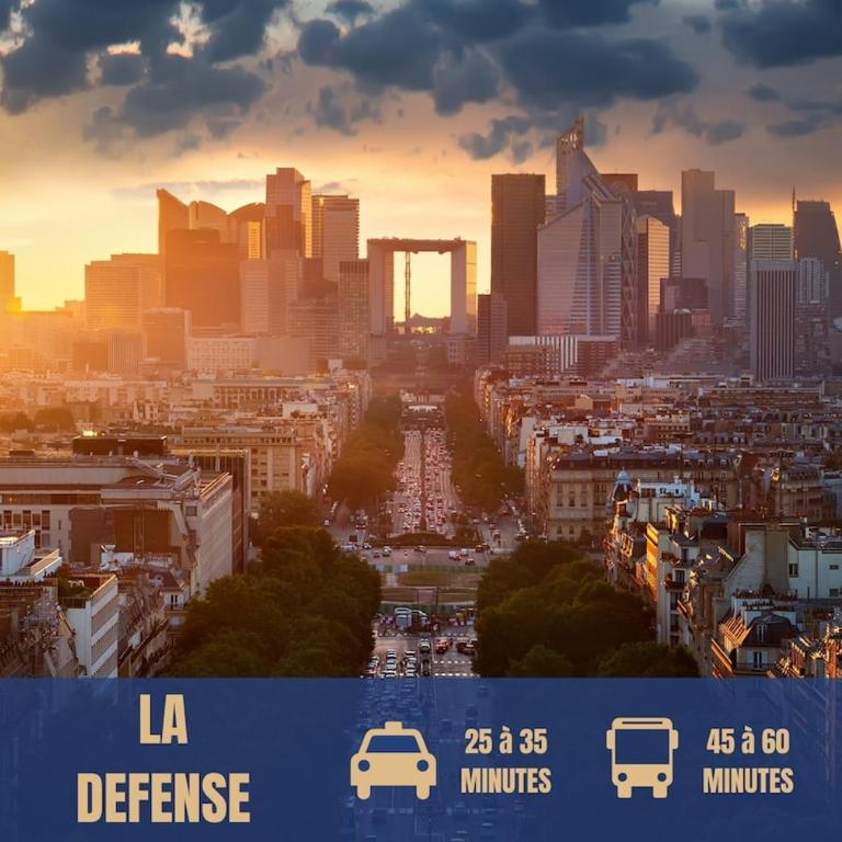 9 min de la Basilique Saint-Denis - 10 voyageurs - Appartement - 4