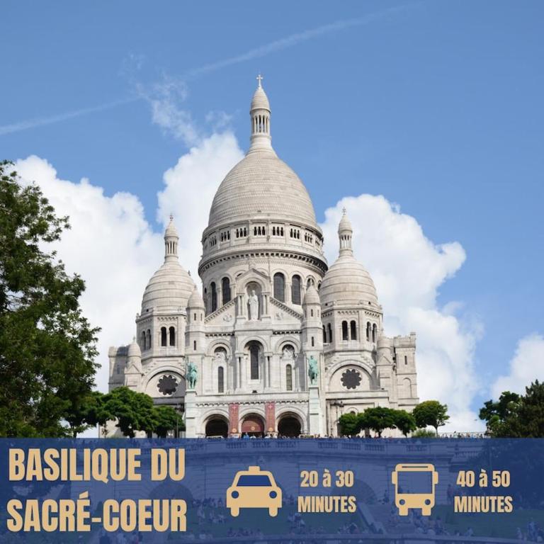 9 min de la Basilique Saint-Denis - 10 voyageurs - Appartement - 8