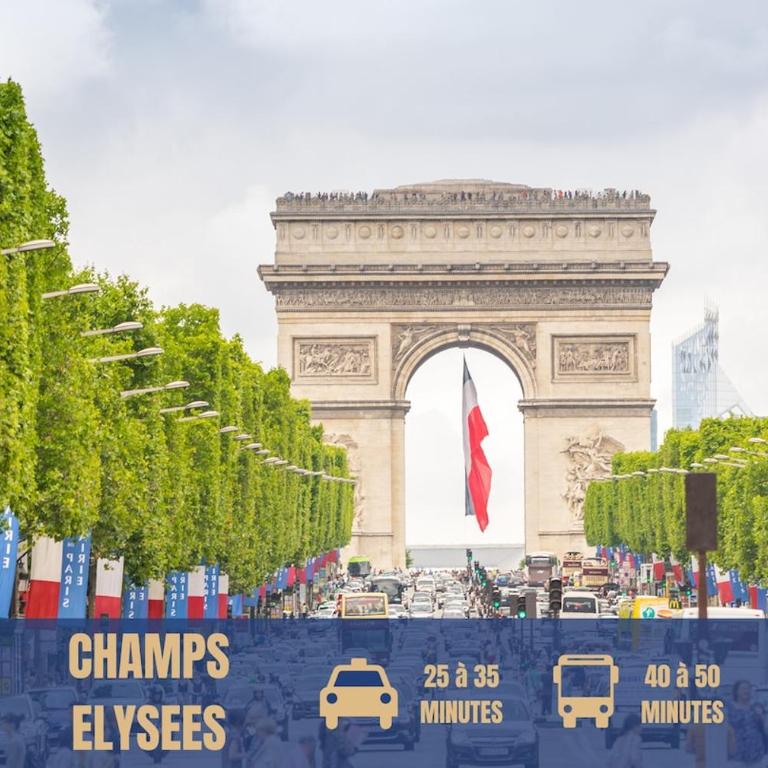 9 min de la Basilique Saint-Denis - 10 voyageurs - Appartement - 10