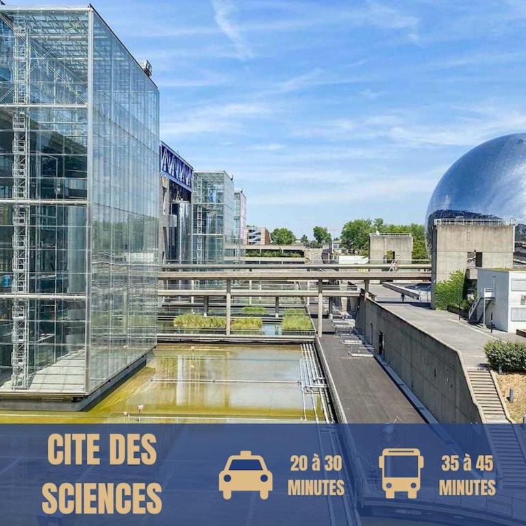 9 min de la Basilique Saint-Denis - 10 voyageurs - Appartement - 18