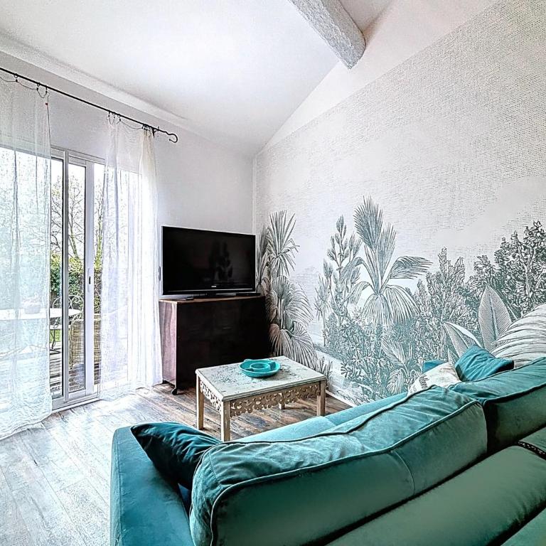 Villa "L'émeraude - Maison d'Hôtes - Jardin et parking privés - Valbonne - Maison 1 Chambre - 6