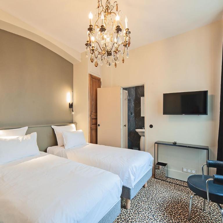 Pavillon Marais - Chambre Lits Jumeaux - 4