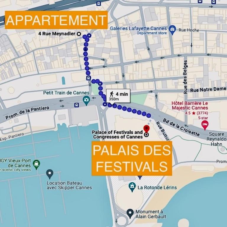 Elegant 2P Rue Meynadier 350 m Palais & beaches - Apartment mit 1 Schlafzimmer - 18