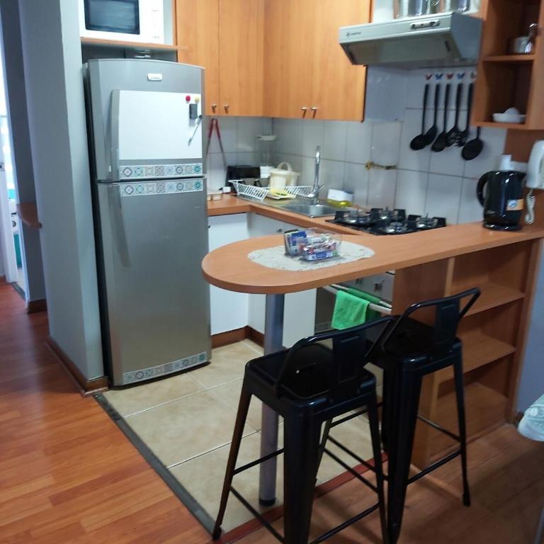 Departamento Familiar 5 personas- Cerca Palacio Moneda - Apartamento Deluxe de 2 dormitorios con balcón - 6