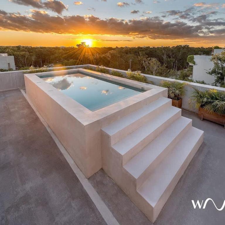 Studio with Great Rooftop Pool - Apartamento - 4