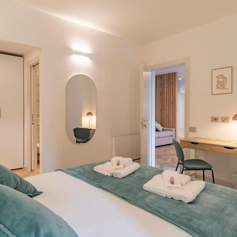 AureaLiving - Sage luxury apt with Air Conditioning, Fast Wifi and free Gym - Appartamento con 2 Camere da Letto - 3