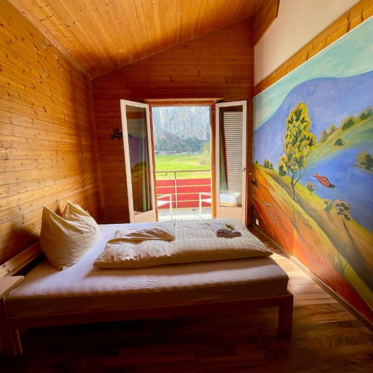 Alpine Base Hostel - Adults only - Zweibettzimmer mit Balkon - 4