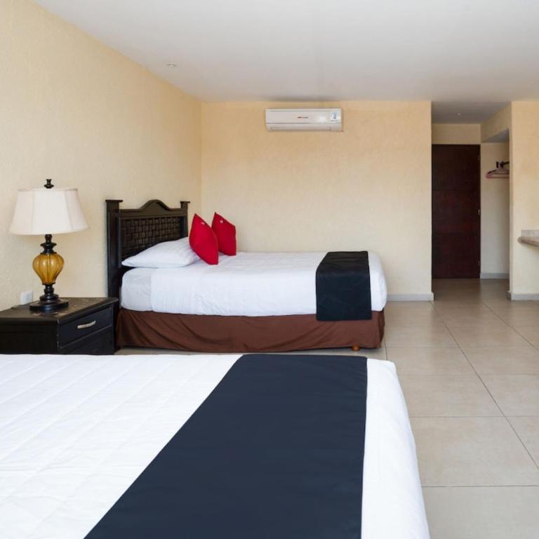 Capital O Hotel Los Caracoles, Acapulco - Habitación Estándar - 2 camas - 4