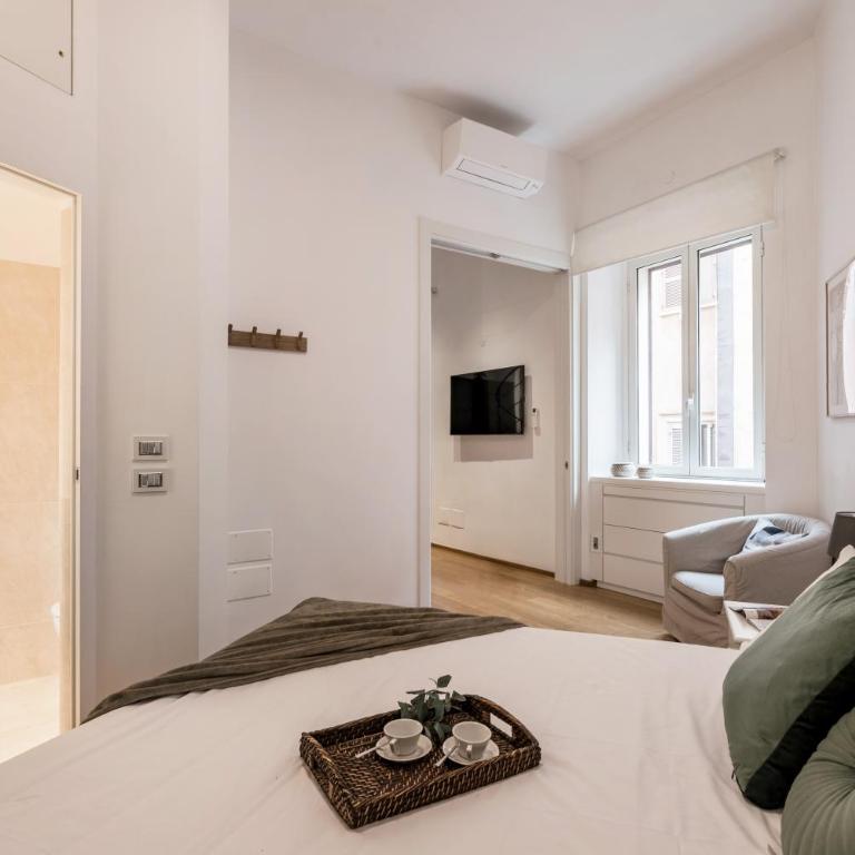 The Best Rent - One-bedroom flat in Tritone area - One-bedroom apartment with a mezzanine with a double bed - 9