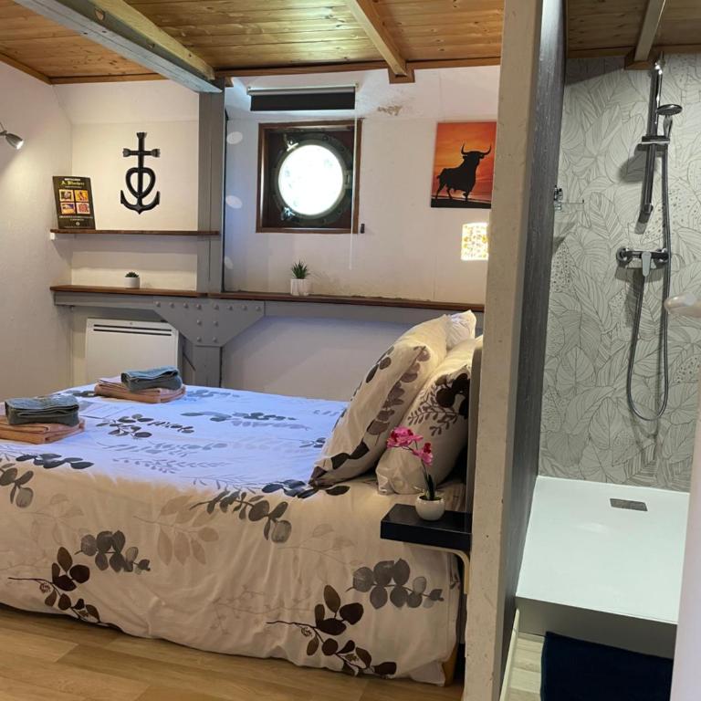 Péniche Le Pescalune - Chambre d'hôtes - Camera Matrimoniale - 5