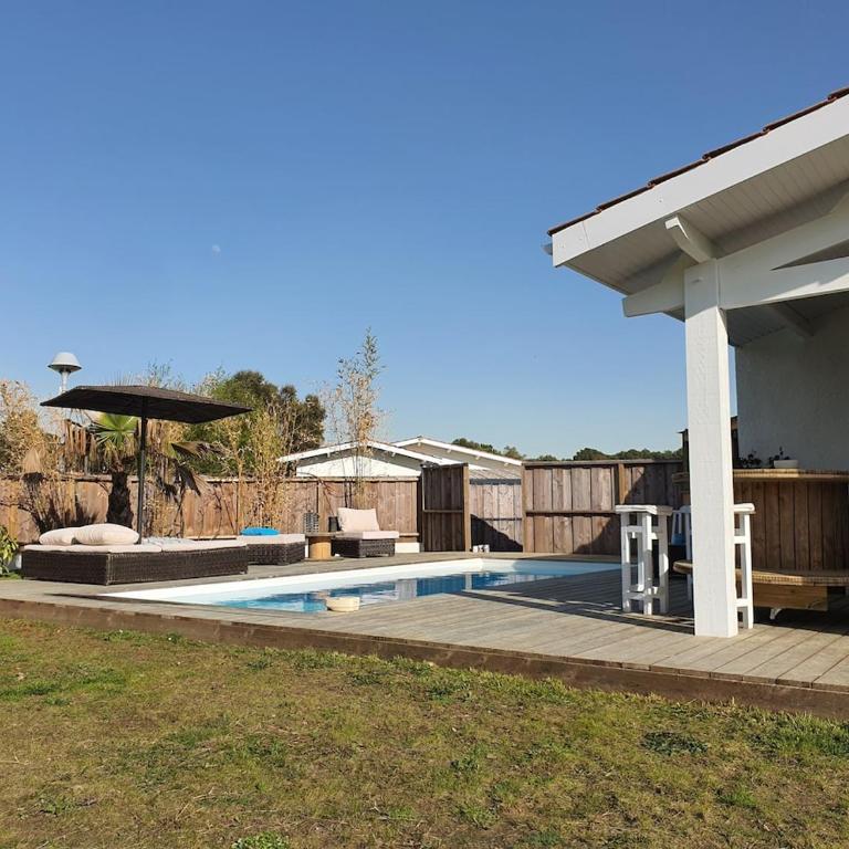 Villa Léonah Bassin d'Arcachon - Villa avec Piscine Privée - 10