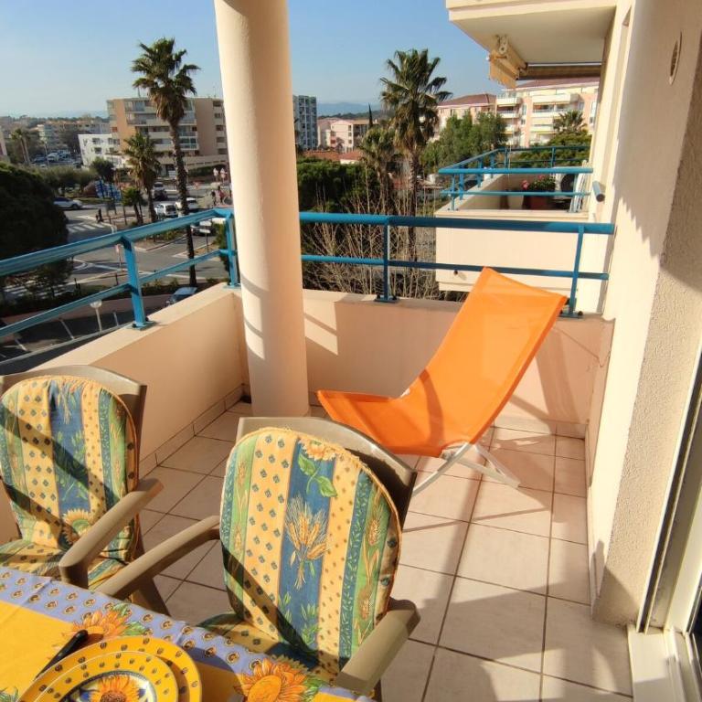 Soleil & sable-Fréjus appt 4 pers-Classé 3-Clim - Appartement 1 Chambre - 40