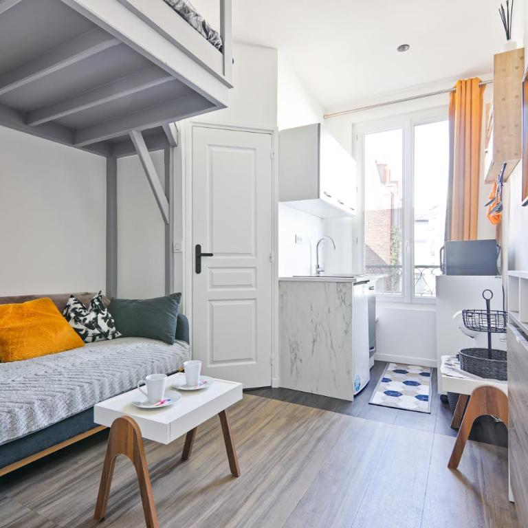 Très Petit Studio Calme Proche Buttes-Chaumont - Appartement 1 Chambre - 1