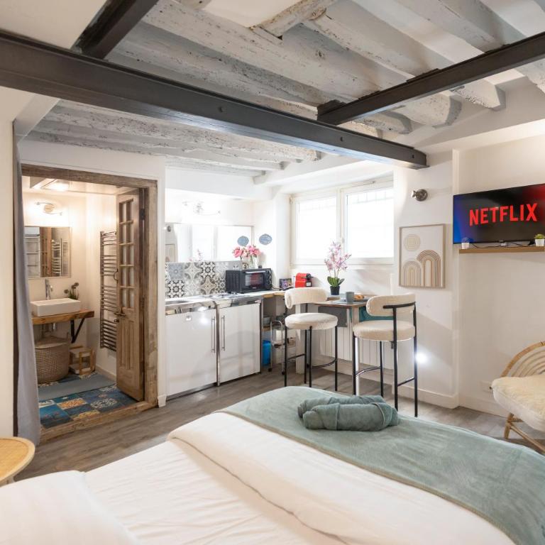 Studio Cosy Paris Centre République Marais - Appartement 1 Chambre - 4