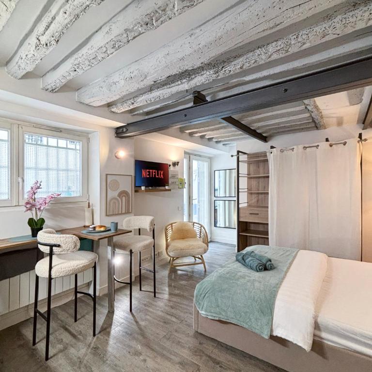 Studio Cosy Paris Centre République Marais - Appartement 1 Chambre - 12