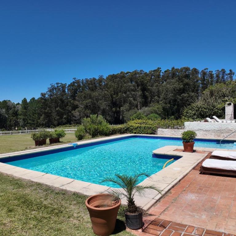 Casa de campo con piscina, bar y casa de huéspedes - Villa de 1 dormitorio - 65