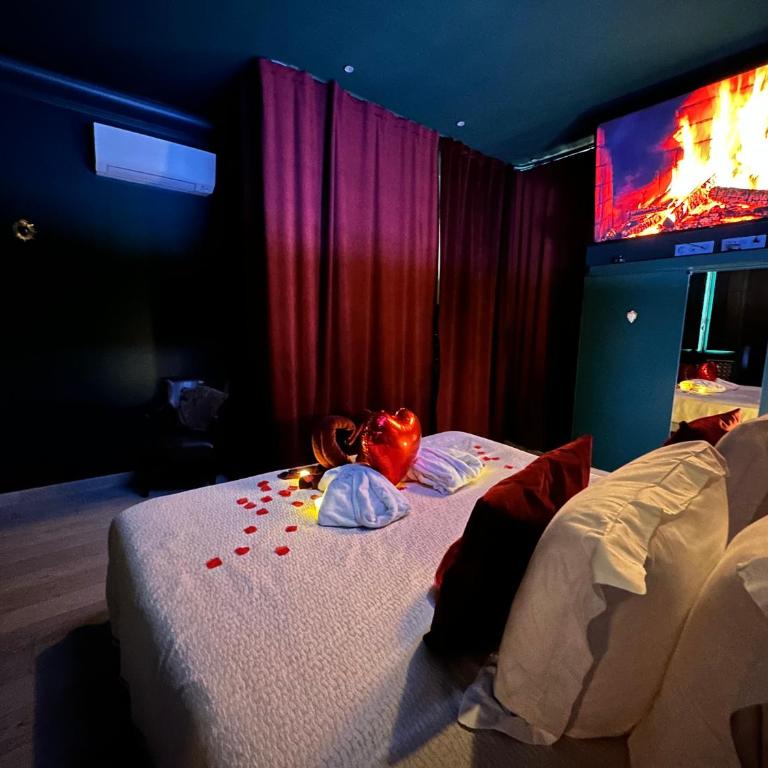 Mieuxqualhotel jacuzzi privatif Velvet Desire - Appartement 1 Chambre - 21