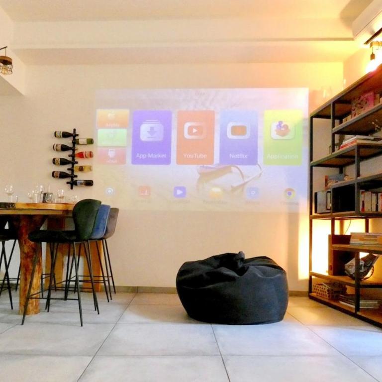 Spa Troglodyte avec Cour, à 20m des Plages, LoveRoom avec Jacuzzi ''Le Ginkgo'' - Appartement 2 Chambres - 21