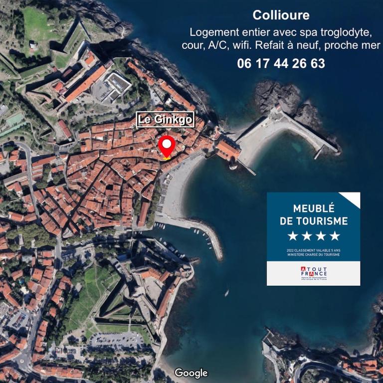 Spa Troglodyte avec Cour, à 20m des Plages, LoveRoom avec Jacuzzi ''Le Ginkgo'' - Appartement 2 Chambres - 27