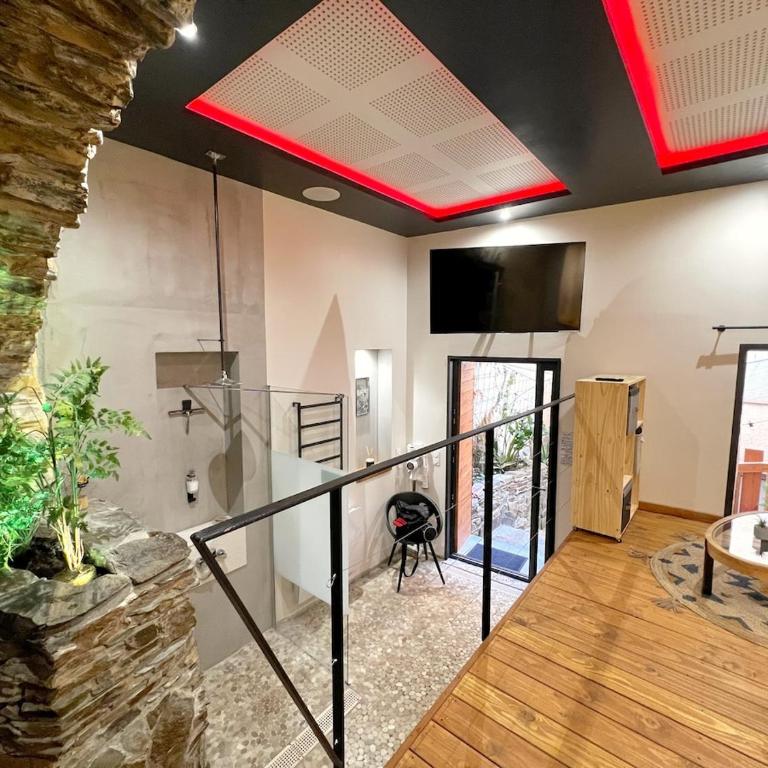 Spa Troglodyte avec Cour, à 20m des Plages, LoveRoom avec Jacuzzi ''Le Ginkgo'' - Appartement 2 Chambres - 34