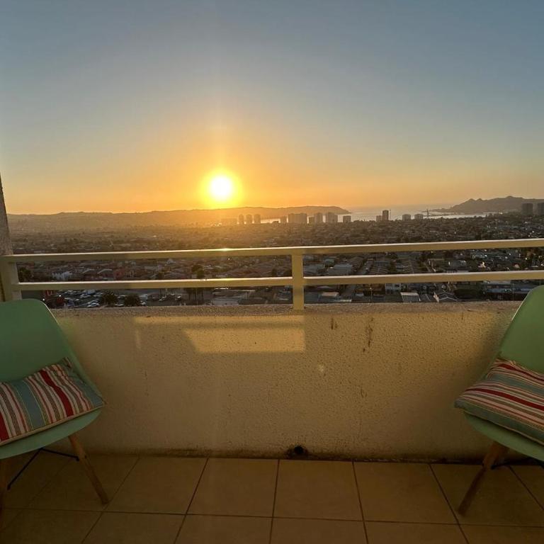 Departamento 6 personas, con vista a la Herradura - Apartamento de 3 dormitorios con vistas al mar - 6