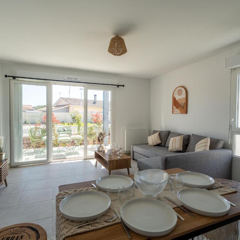 Appartement T4 lumineux à Biscarrosse - 6 à 8 pers. - Parking inclus - FR-1-319-599 - Apartamento - 2