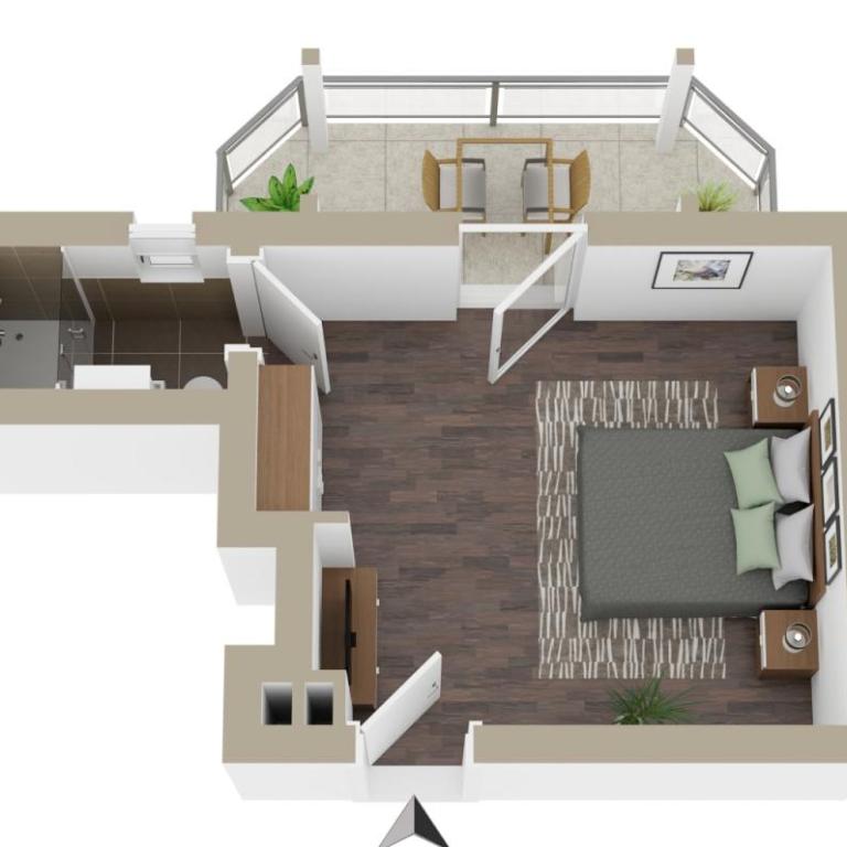 Annies Bergwelt Haus Waldliebe - Doppelzimmer mit Balkon - 2