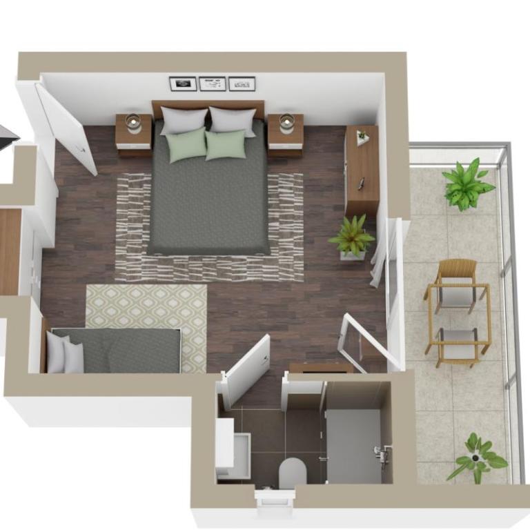 Annies Bergwelt Haus Waldliebe - Familienzimmer mit Balkon - 1