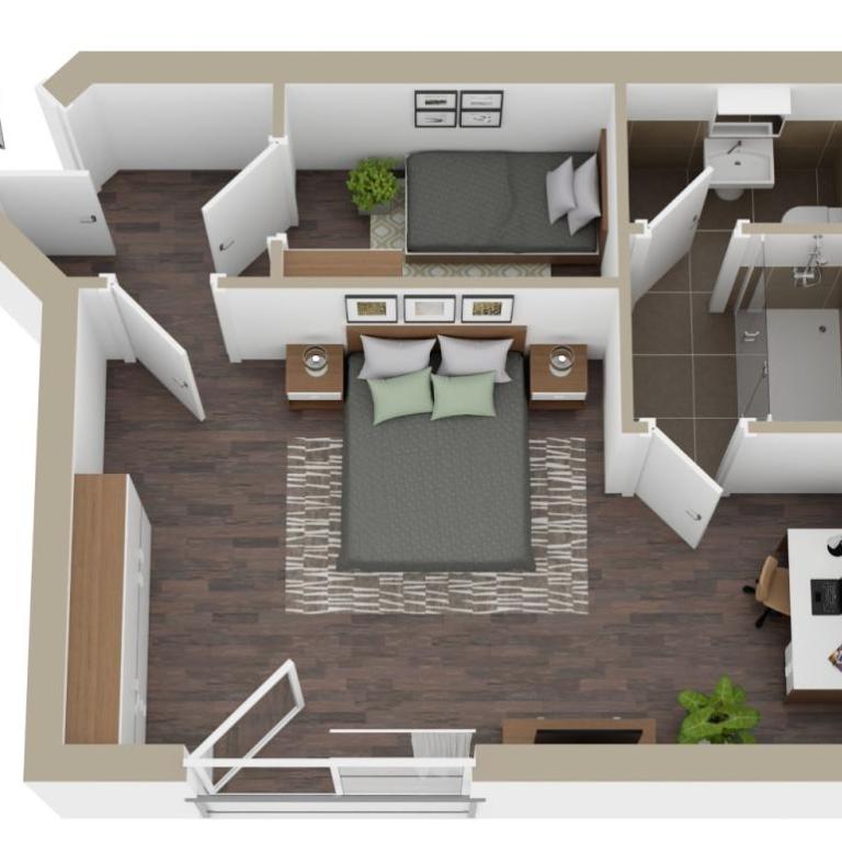 Annies Bergwelt Haus Waldliebe - Familienzimmer mit Balkon - 3