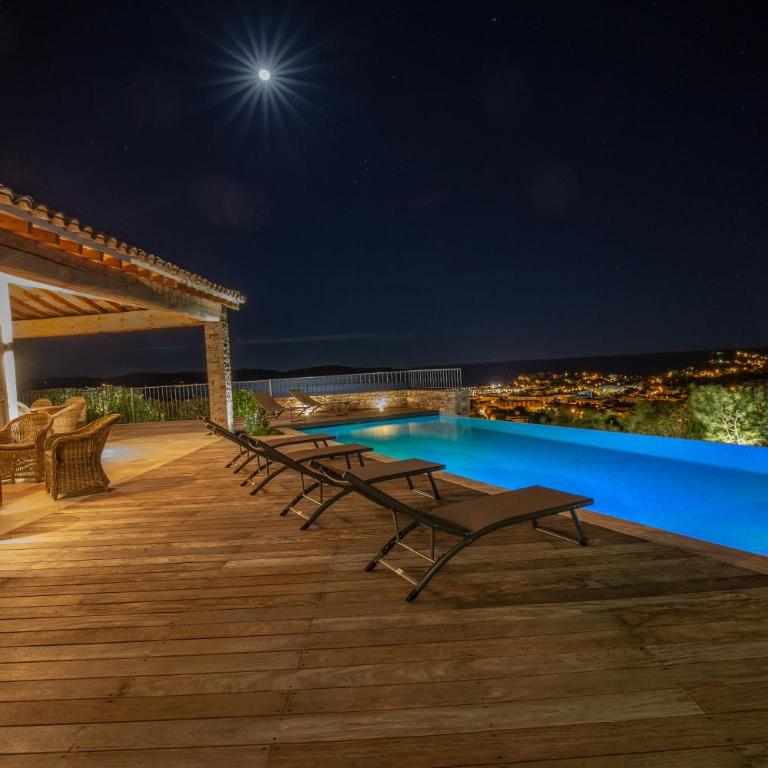 Villa Soleil d'Or, golfe de St Tropez, vue mer panoramique - Villa - 32