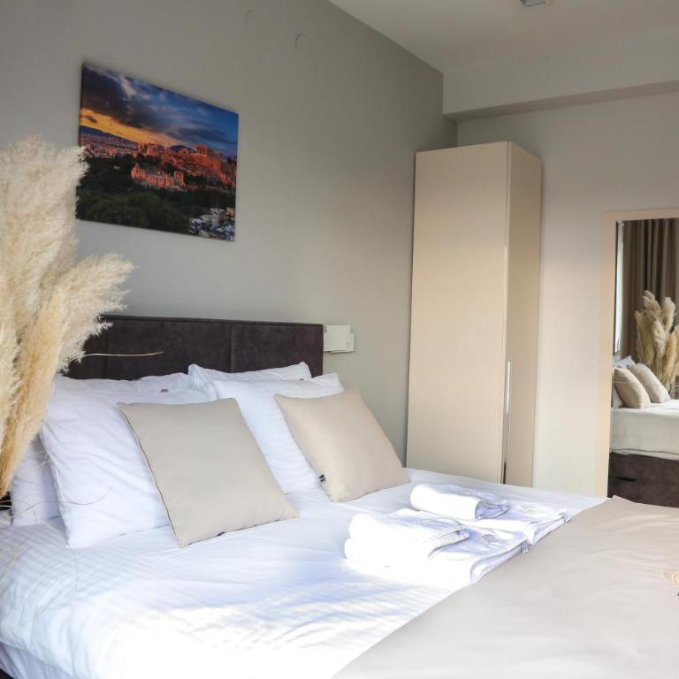 Templum apartments - Slavija square - Deluks Dvokrevetna Soba sa Bračnim Krevetom i Tušem - 9