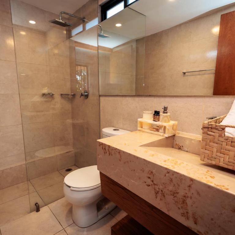 Hotel Rosa Mexicano - Habitación Doble con baño privado - 2 camas - 6