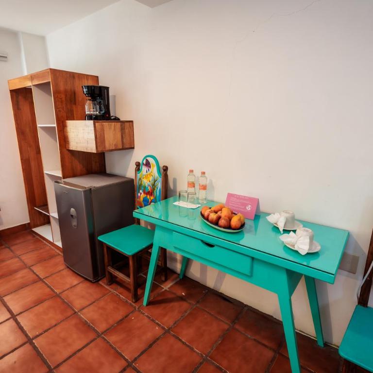 Hotel Rosa Mexicano - Habitación Doble con baño privado - 2 camas - 10