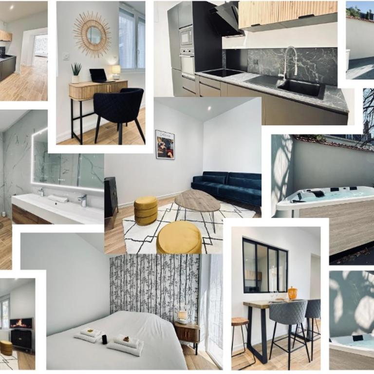 2 Lenoir T2 spacieux avec jacuzzi au centre-ville - Apartment mit 1 Schlafzimmer - 12