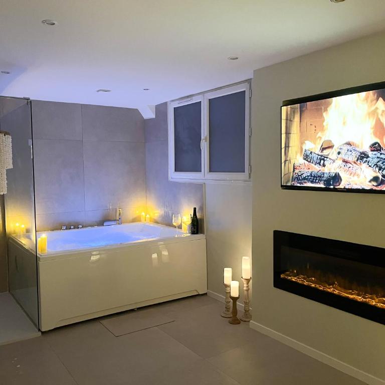 Romantique Room avec bain - Appartamento con 1 Camera da Letto - 6