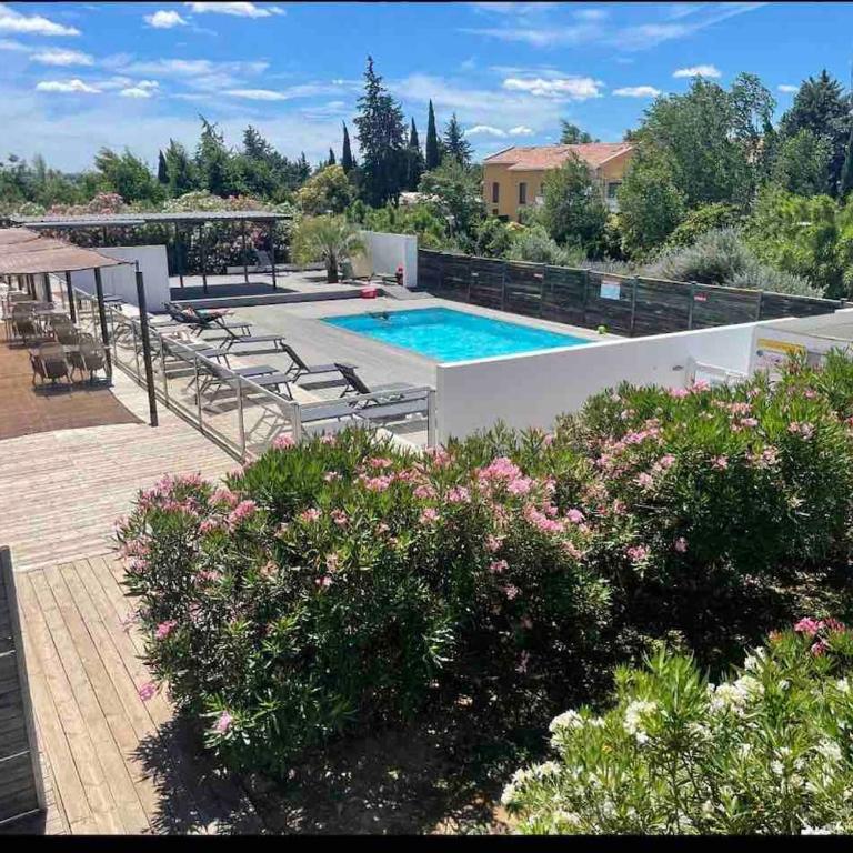 Studio cosy, résidence de tourisme avec piscine - Appartement 1 Chambre - 25