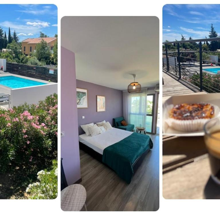 Studio cosy, résidence de tourisme avec piscine - Appartement 1 Chambre - 41