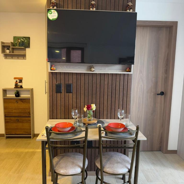 Peaceful apartment with Gorgeous view and WiFi - Apartamento Estudio con cama grande - 5