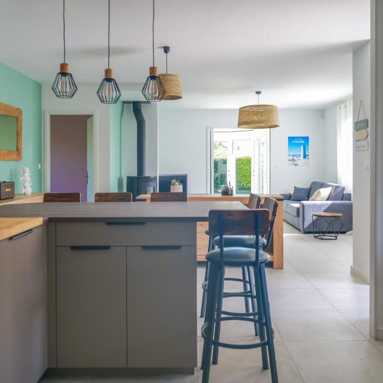 maison lumineuse avec veranda et jardin - 8 personnes - Haus mit 3 Schlafzimmern - 11