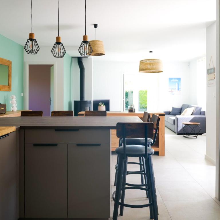 maison lumineuse avec veranda et jardin - 8 personnes - Haus mit 3 Schlafzimmern - 13