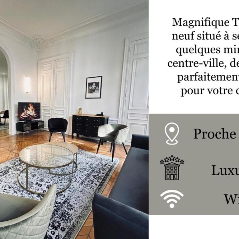 3 Lenoir Grand T3 luxueux au centre-ville 4 pers - Appartamento con 2 Camere da Letto - 23