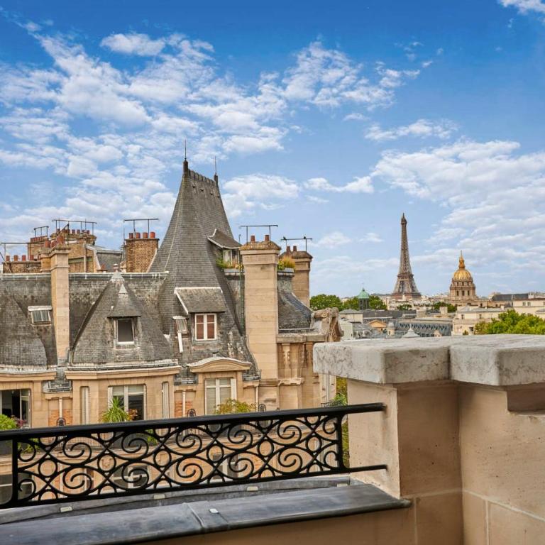 Mandarin Oriental Lutetia, Paris - Chambre Deluxe avec Balcon - Vue sur Eiffel - 3