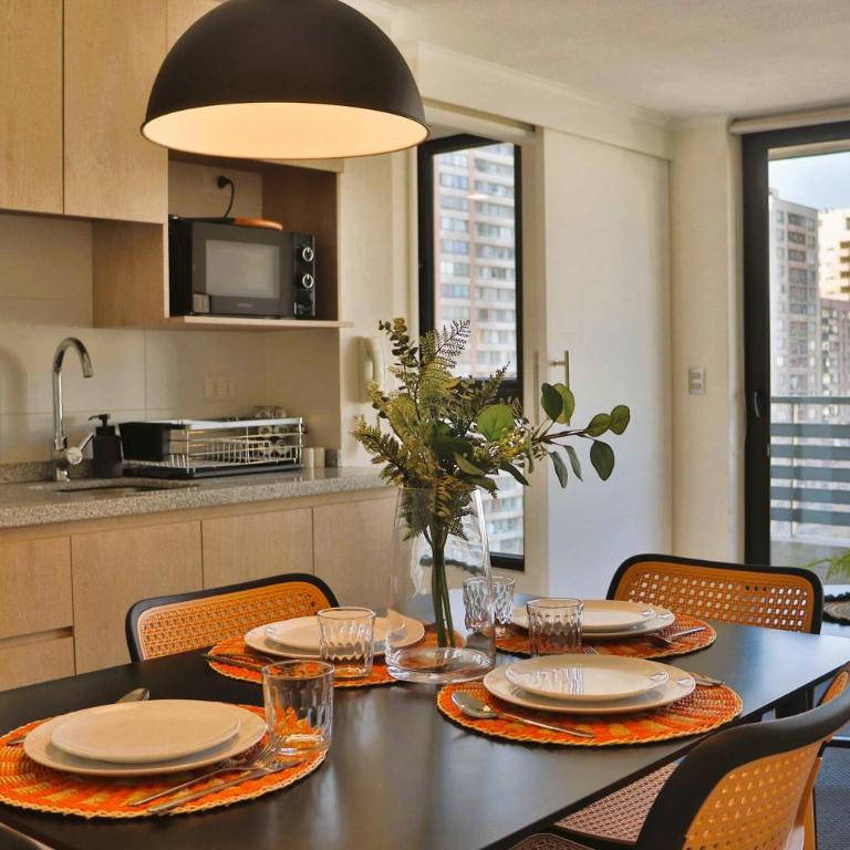 HOM I Depto Moderno 1D1B en Santa Isabel, Santiago - Apartamento - 1