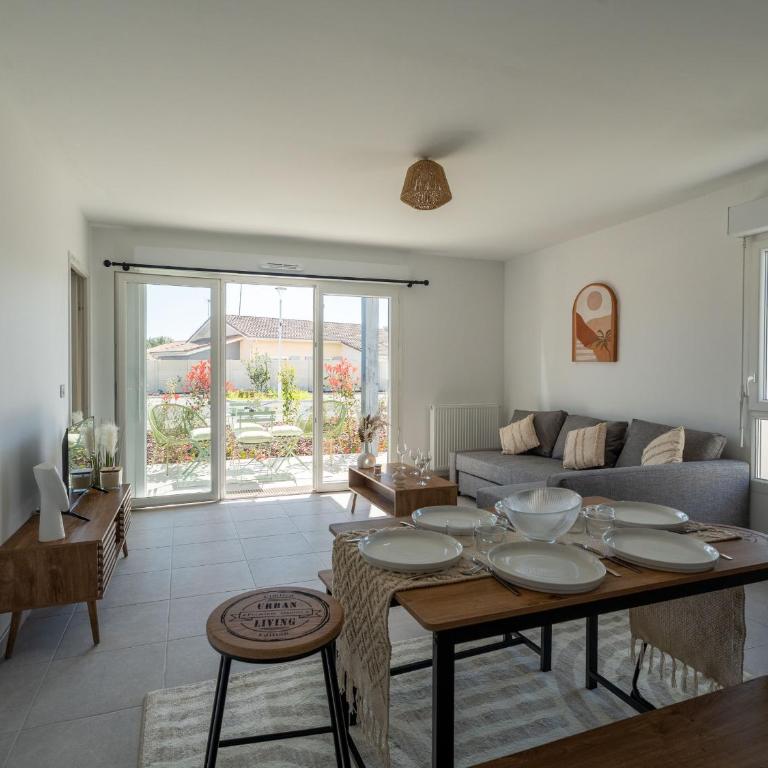 Appartement T4 lumineux à Biscarrosse - 6 à 8 pers. - Parking inclus - FR-1-319-599 - Apartamento - 1