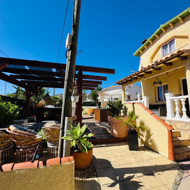 Calpe chalet privado piscina a 5min de la playa y centro jacuzzi barbacoa wifi aire - Casa de 4 dormitorios - 28