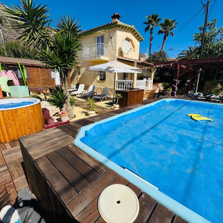 Calpe chalet privado piscina a 5min de la playa y centro jacuzzi barbacoa wifi aire - Casa de 4 dormitorios - 33