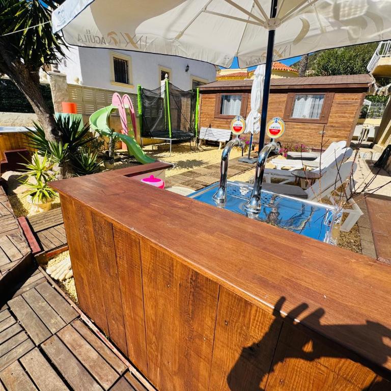 Calpe chalet privado piscina a 5min de la playa y centro jacuzzi barbacoa wifi aire - Casa de 4 dormitorios - 35