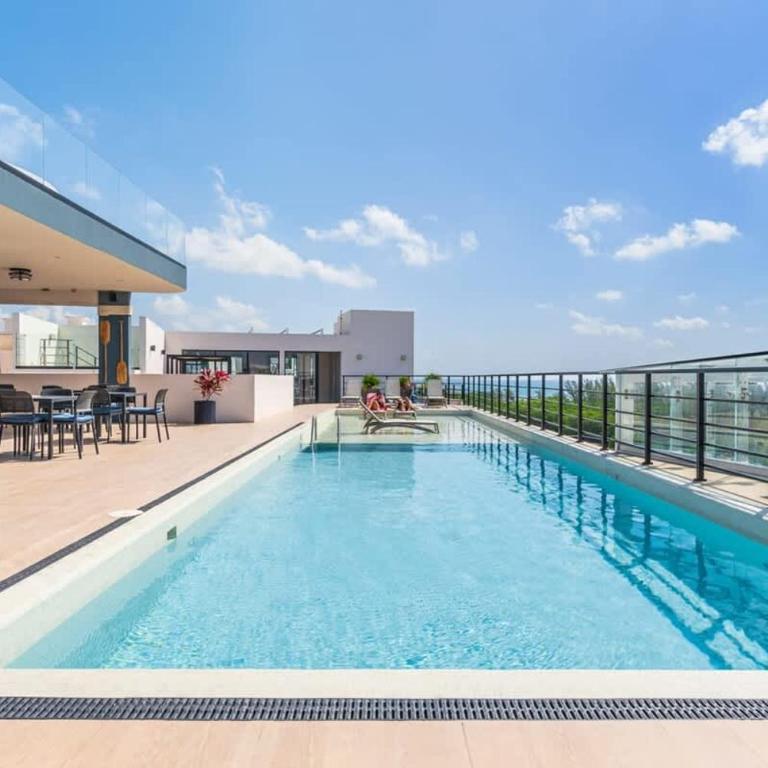 Luxury 1BR, 200m from the beach Rooftop Ocean View - Appartement - 13