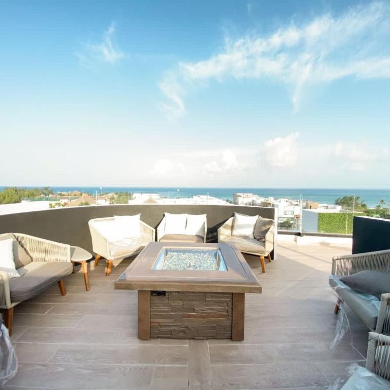 Luxury 1BR, 200m from the beach Rooftop Ocean View - Appartement - 18