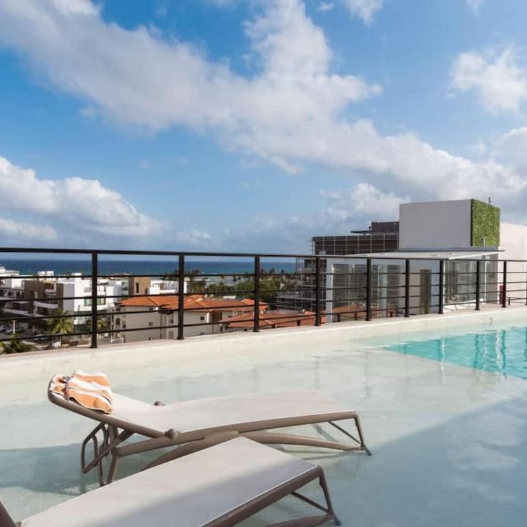 Luxury 1BR, 200m from the beach Rooftop Ocean View - Appartement - 21